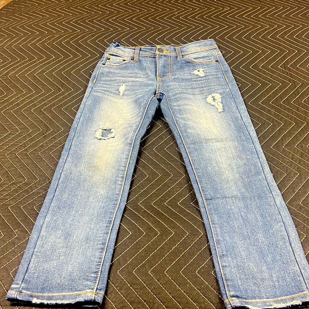 Brand buffalo, David Bitton color blue denim, boys size 7